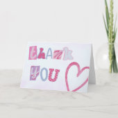 Carte de remerciements d'anniversaire de l'an 2000 (Devant)