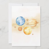 Carte de remerciements d'anniversaire de l'astrona (Dos)