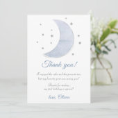 Carte de remerciements d'anniversaire de l'astrona (Debout devant)