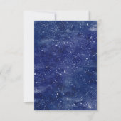 Carte de remerciements d'anniversaire de l'espace  (Dos)