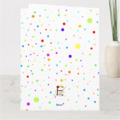 Carte de remerciements d'anniversaire de Mad Scien (Dos)