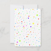 Carte de remerciements d'anniversaire de Mad Scien (Dos)