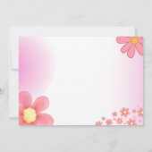 Carte de remerciements d'anniversaire de marguerit (Dos)