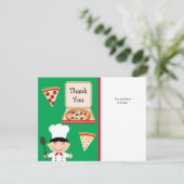 Carte de remerciements d'anniversaire de partie de (Debout devant)