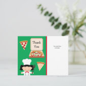 Carte de remerciements d'anniversaire de partie de (Debout devant)