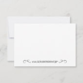 Carte de remerciements d'anniversaire de sucrerie (Dos)