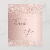 carte de remerciements d'anniversaire du budget de (Devant)