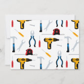 Carte de remerciements d'anniversaire du construct (Dos)