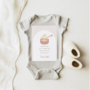 Carte de remerciements d'anniversaire du dumping