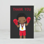 Carte de remerciements d'anniversaire du match de  (Debout devant)