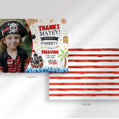 Carte de remerciements d'anniversaire du Pirate