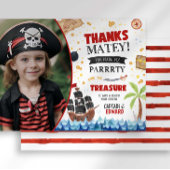 Carte de remerciements d'anniversaire du Pirate