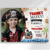 Carte de remerciements d'anniversaire du Pirate