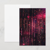 Carte De Remerciements Dans la matrice (Devant / Derrière)