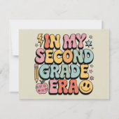 Carte De Remerciements Dans Mon deuxième année d'études 2e année d'enseig (Devant)