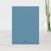 Carte de remerciements dans un design esthétique f (Dos)