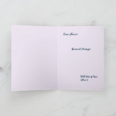 Carte de remerciements dans un design esthétique f (Intérieur)