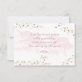 Carte De Remerciements Danse et tourbillon anniversaire ballerine (Devant)