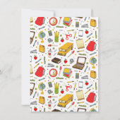 Carte de remerciements d'appréciation de l'enseign (Dos)