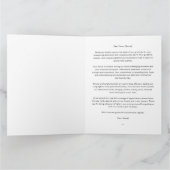 Carte de remerciements d'appréciation du pasteur (Intérieur)