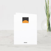 Carte de remerciements d'aquarelle de jug de lait (Dos)