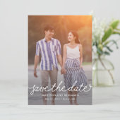 Carte De Remerciements Darling Script Modifiable Couleur Enregistrer La C (Debout devant)