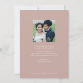 Carte De Remerciements Darling Script Modifiable Couleur Enregistrer La C (Dos)