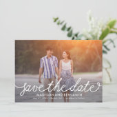 Carte De Remerciements Darling Script Modifiable Couleur Enregistrer La C (Debout devant)