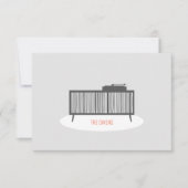 Carte de remerciements d'armoire d'enregistrement  (Devant)