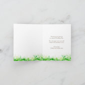 carte de remerciements d'art de la couronne mariag (Intérieur)