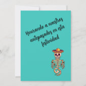 Carte De Remerciements Day of the Dead (Dos)