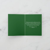 Carte de remerciements de Baby shower (Intérieur)