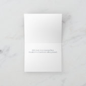 Carte de remerciements de Baby shower bleu Ancre m (Intérieur)