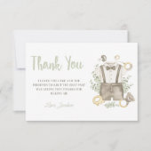 Carte de remerciements de Baby shower Boho (Devant)