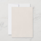 Carte de remerciements de Baby shower Boho Woodlan (Dos)