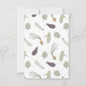 Carte de remerciements de Baby shower cultivé loca (Dos)