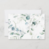 Carte de remerciements de Baby shower Cute Duck (Dos)