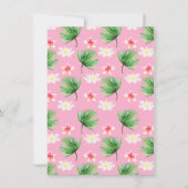 Carte de remerciements de baby shower de (Dos)