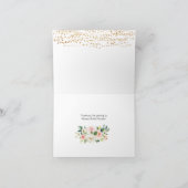 Carte de remerciements de Baby shower de ballon ro (Intérieur)