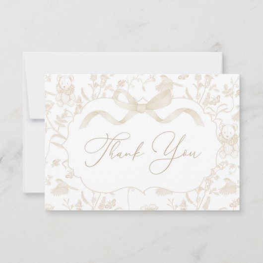 Carte de remerciements de Baby shower de boue neut (Devant)