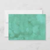 Carte de remerciements de baby shower de cactus (Dos)