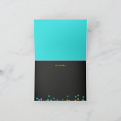 Carte de remerciements de Baby shower de canard en (Intérieur)