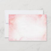 Carte de remerciements de Baby shower de ferme ros (Dos)