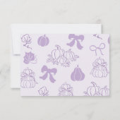 Carte de remerciements de baby shower de garde-rob (Dos)