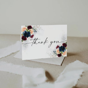 Carte de remerciements de Baby shower de la Bourgo