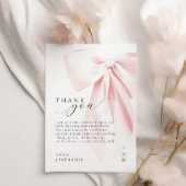 Carte de remerciements de Baby shower de la cavern