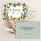 Carte de remerciements de Baby shower de la Jungle