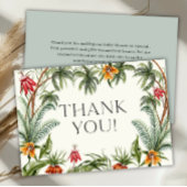 Carte de remerciements de Baby shower de la Jungle