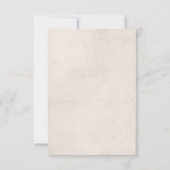 Carte de remerciements de Baby shower de lapin vin (Dos)