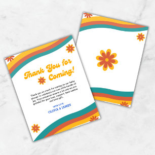 Carte de remerciements de Baby shower de Sunshine